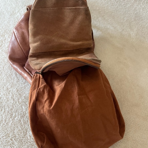 We The Free Brown Leather Backpack - Picture 10 of 12